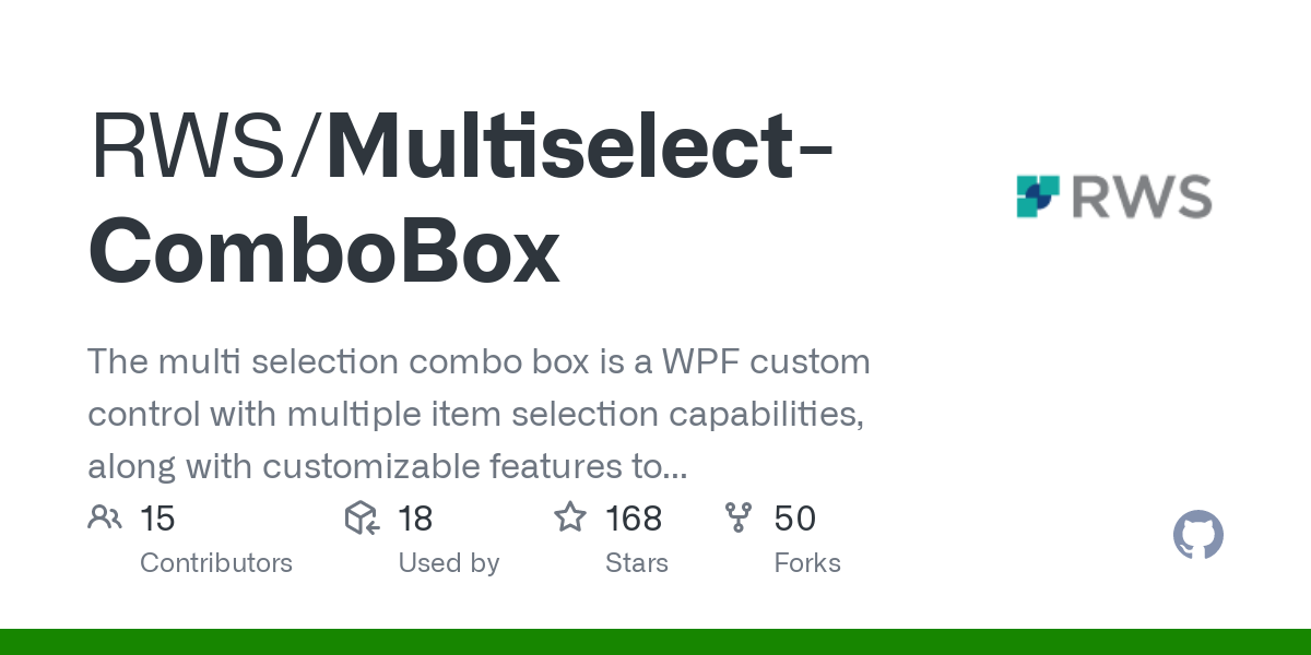 Partner: Multiselect ComboBox in WPF