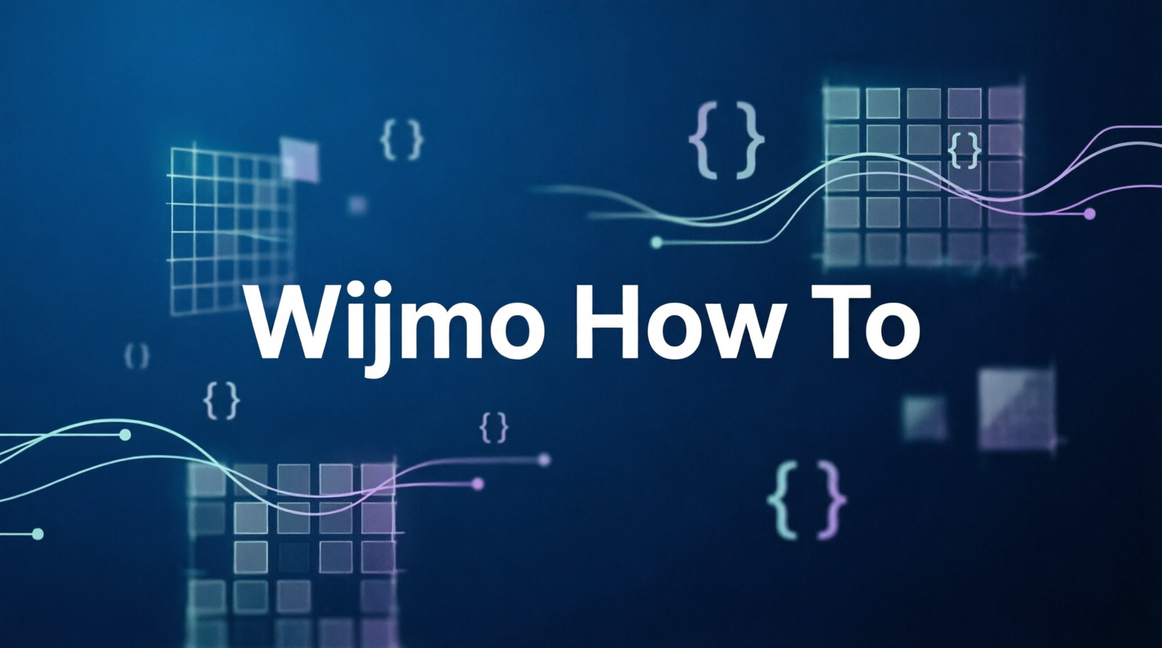 Wijmo How To