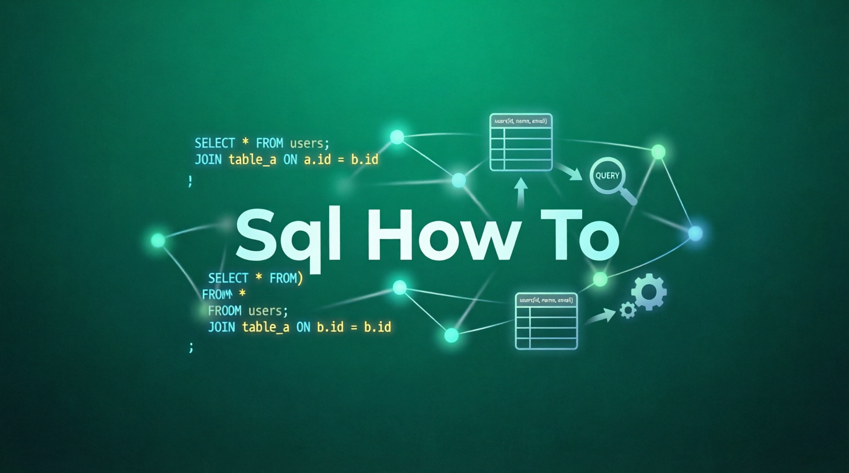 Sql How To